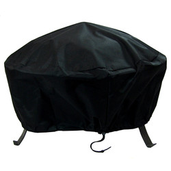 30" Round Black Fire Pit Cover