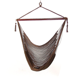 Sunnydaze Mocha Hanging Caribbean XL Hammock Chair