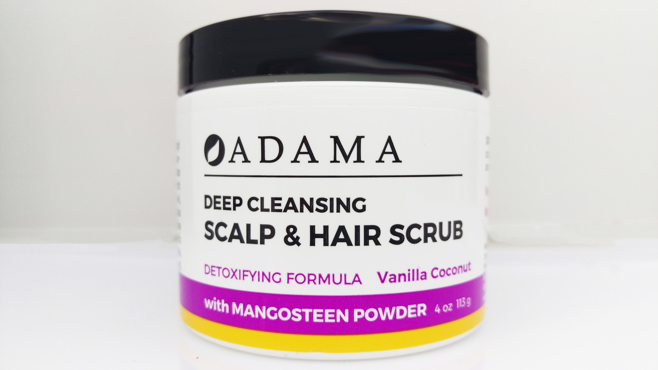 Deep Cleansing Scalp and Hair Scrub with Mangosteen Powder