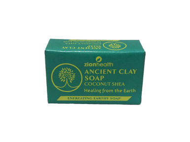 Zion Health Ancient Clay Soap Coconut Shea Front