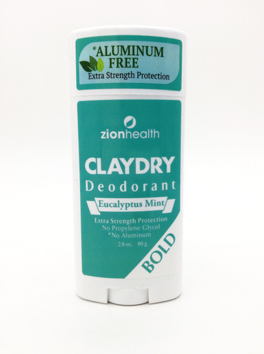 Adama Clay Dry Eucalyptus Mint Bold Deodorant by Zion Health