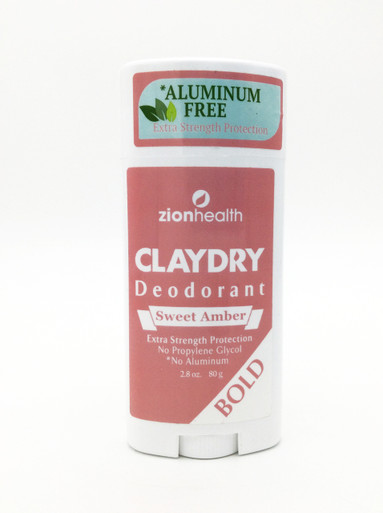 Adama Clay Dry Sweet Amber Deodorant by Zion Health