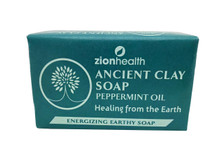 Zion Health Ancient Clay Soap Peppermint Oil