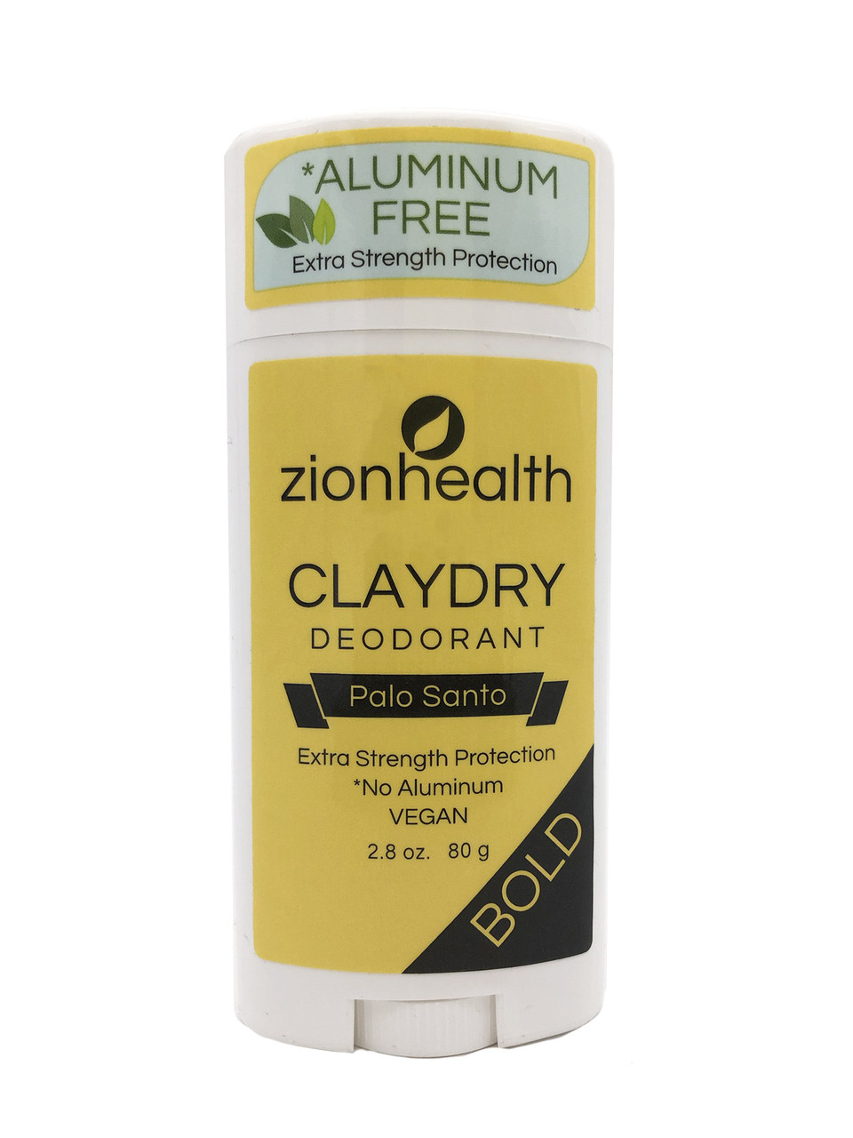 Zion Health Clay Dry Dare Deodorant Stick 2.8 oz White Rum