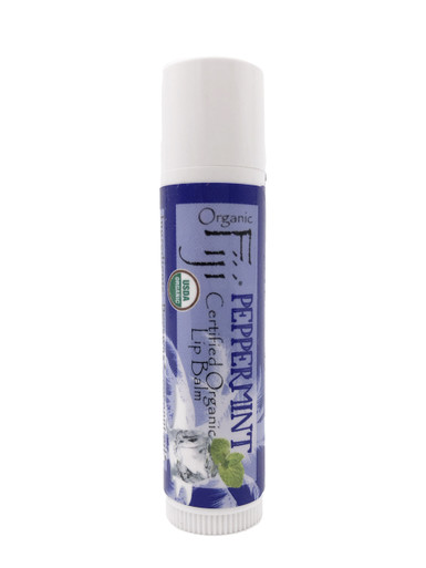 Organic Fiji Lip Balm .15 oz Peppermint
