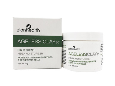 Zion Health Ageless Clay SC Night Cream 2 oz Apple Stem Cells