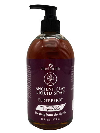 Zion Health Liquid Soap 16 oz Elderberry