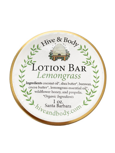 Hive & Body Lotion Bar 1 oz Lemongrass