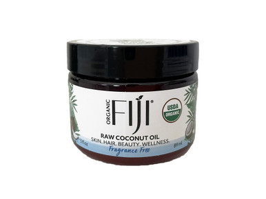 Organic Fiji Raw Coconut Oil 3 oz Fragrance Free USDA Organic