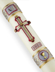 Series #71 Sanguis Christi Paschal Candle