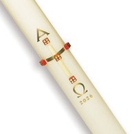 Series #4 Alpha & Omega Paschal Candle