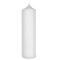 2-7/16 X 10, White Altar Candle[Box of 6]