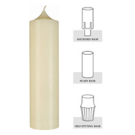 2-1/2 X 10, 51% Beeswax Altar Candle[Box of 6]