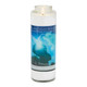 Front of candle.