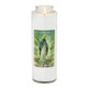 Front of candle.