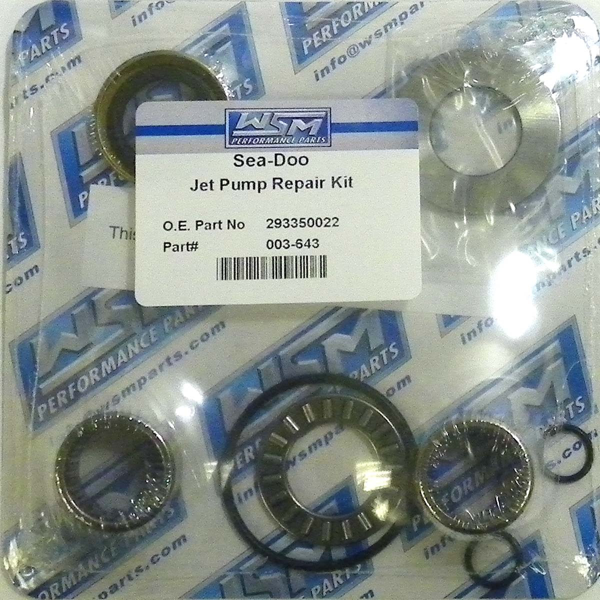 SeaDoo Jet Pump Rebuild kit for XP GTX GTI LRV RX DI (003643)