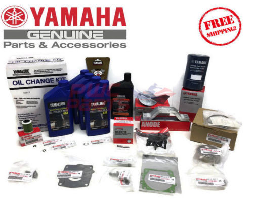 YAMAHA F150 Oil Change Kit 4M Fuel Filter Gear Lube Water ... seachoice fuel filter 