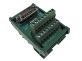 DB15 Male Signals Breakout Board Din Rail Mounting Header Screw terminals  