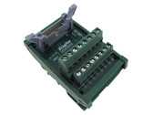IDC16 16-Pin Connector Signals Breakout Module Screw terminals DIN Rail Mount  