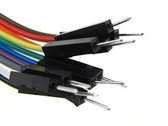 10-Pin Male to Male Jumper wire breadboard 0.1" 20cm Pack of 4 Total 40 Pins 