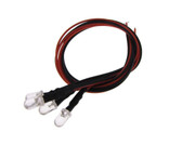 5mm LED Signal Indicator w/ Cable 6-12VDC Built-in Resistor - Green - Pack of 5  