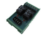 2 Channel 2CH 24VDC Relay Board PLC DIN Rail Mounting 30A  