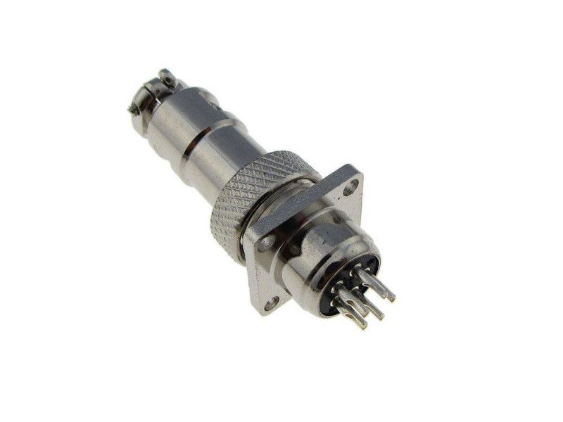 High Quality 5 Contacts 5-Pin Aviation Plug M12 Cable to Cable type