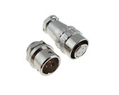 HQ 2 Contacts 2-Pin Aviation Plug Connector - M12 - Panel Mount Quick Connect  