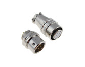 HQ 5 Contacts 5-Pin Aviation Plug Connector - M12 - Panel Mount Quick Connect  