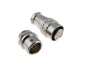HQ 4 Contacts 4-Pin Aviation Plug Connector - M12 - Panel Mount Quick Connect  