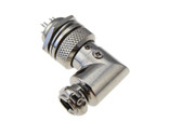 HQ 5 Contacts 5-Pin Aviation Plug Socket - M16 - Right-Angle  