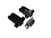 DB9 Male D-Sub connector w/ Two Piece Backshells Hoods
