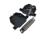 DB25 Female D-Sub connector w/ Two Piece Backshells Hoods 