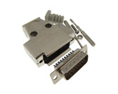 DB26 Male D-Sub connector w/ Two Piece Backshells Hoods Metal  