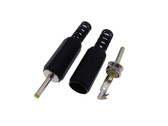 2.5mm x 0.7mm 2.5/0.7 DC Power Barrel Plug Free Hanging - Pack of 5  
