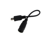 Mini-B Male USB to 5.5/2.1mm DC Power Cable Jack  