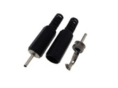 2.0mm x 0.6mm 2.0/0.6 DC Power Barrel Plug Free Hanging - Pack of 5  