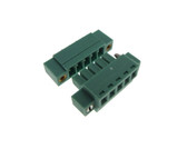 HQ 5-Pin 3.81mm Screw Terminal Block Plug Shrouded Flange Free Hanging  