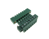 HQ 7-Pin 3.81mm Screw Terminal Block Plug Shrouded Flange Free Hanging  