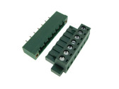 HQ 7-Pin 5.08mm Screw Terminal Block Plug Shrouded Flange Free Hanging  