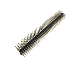 3x40 Pin 2.54mm Triple Row Straight Male Header Right-angle - Black  