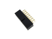 2x8 Pins 16-Pin 2.54mm 0.1" Female Header Right Angle Polarizing Key - Pack of 5  