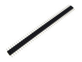 40-Pin 1x40P 2.54mm Straight Male Pin Header Long Body - Pack of 5  