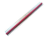 2x40 Pin 2.54mm Straight Male Header - Red - Pack of 5 E12-1  