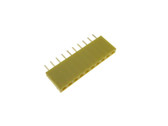 10-Pin 2.54mm 0.1" Female Header Color: Yellow Pack of 10  