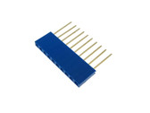 10 Pins 10P 2.54mm 0.1" Female Header Long Pin 11mm - Blue - Pack of 10  