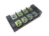 4 Position Screw Barrier Strip Terminal Block w/ Cover 45A  