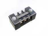 3 Position 3P Screw Barrier Strip Terminal Block w/ Cover HQ 10A  