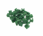 2 Pins 2P XH2.54 2.54mm Shrouded Header Connector - Green - Pack of 100 