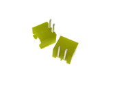 2 Pins 2P XH2.54 2.54mm Shrouded Header Connector RA - Yellow - Pack of 20  